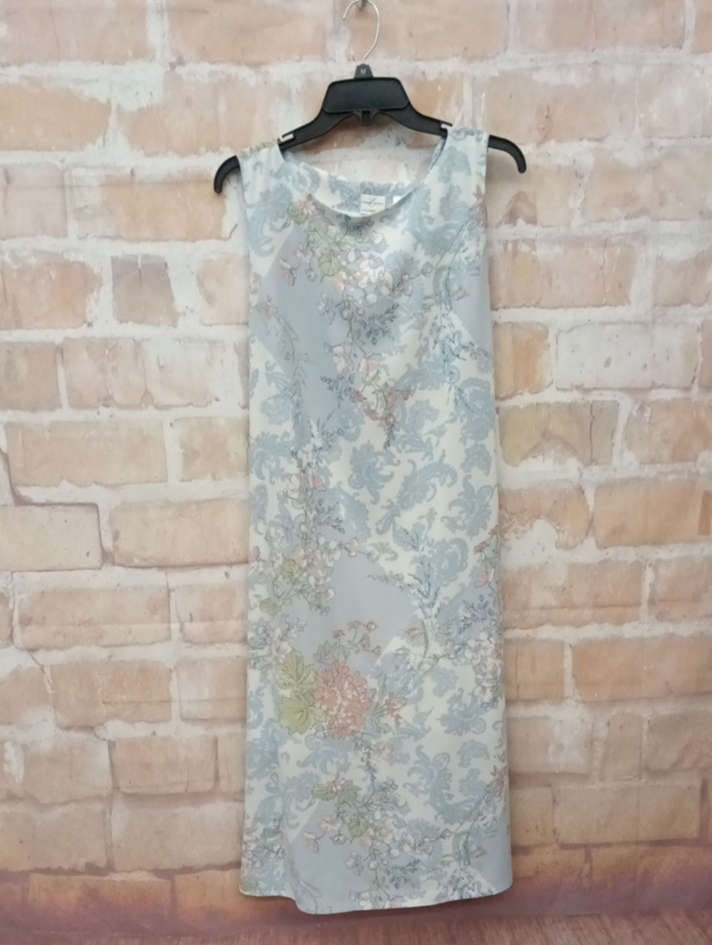 Emma James Pale Blue Floral Maxi Dress